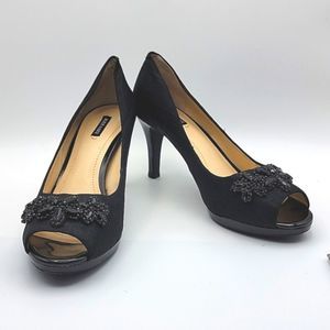ALEX MARIE Black Heels.  SIZE 9M.  S903‎